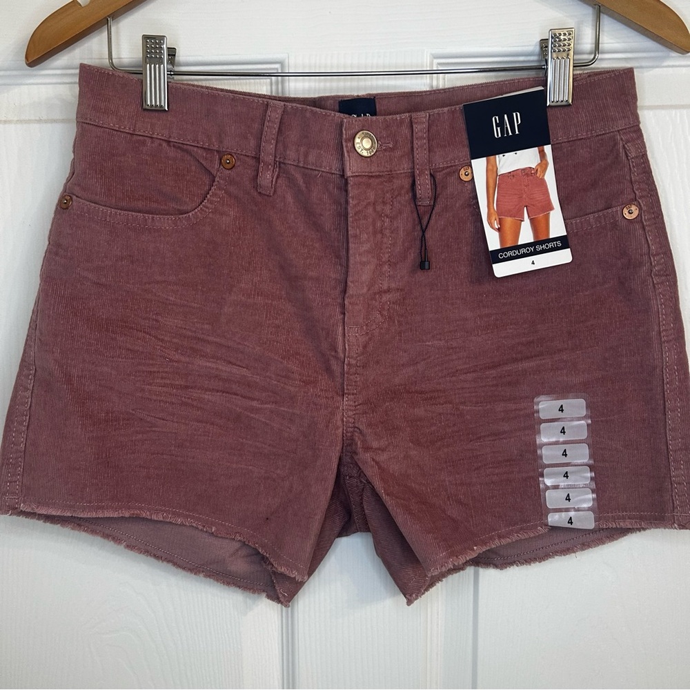 GAP Women's Corduroy Shorts - Dusty Pink